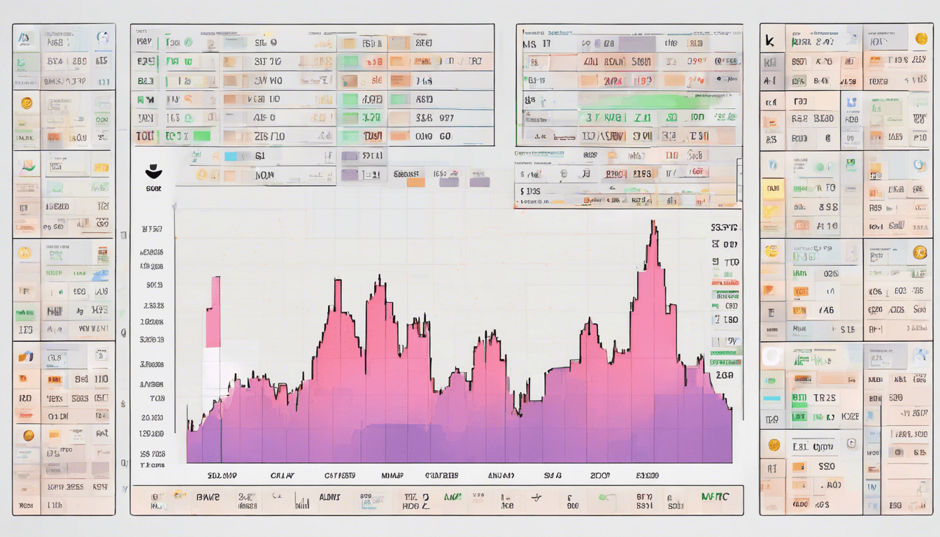 Graphiques de crypto-monnaies